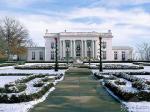 Governors Mansion in Snow